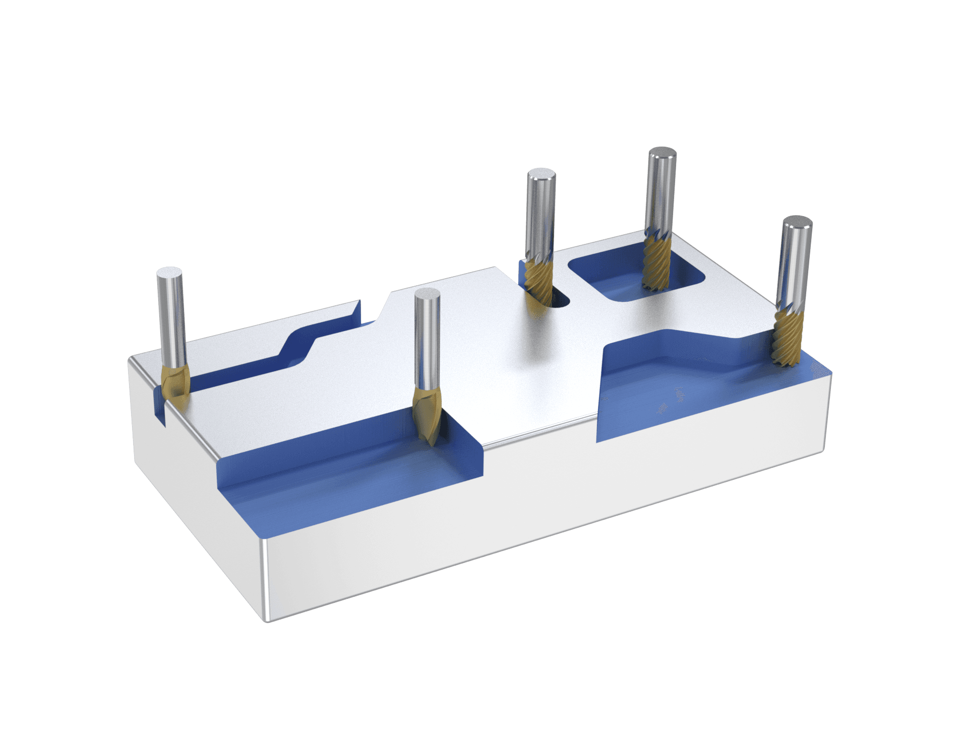 Universelle CNC-Schaftfräser